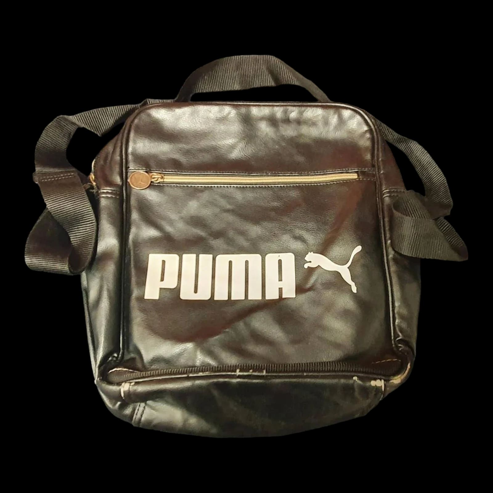 Vintage Black Puma Sports Bag - Bags - 1 - 424